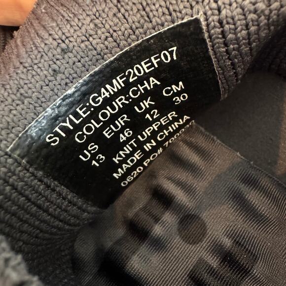 G/FORE G4MF20EF07 CHA Men's Knit Golf Shoes Charcoal Size 13 - Picture 10 of 11